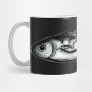 Lonesome Little Fish (cut-out) Mug